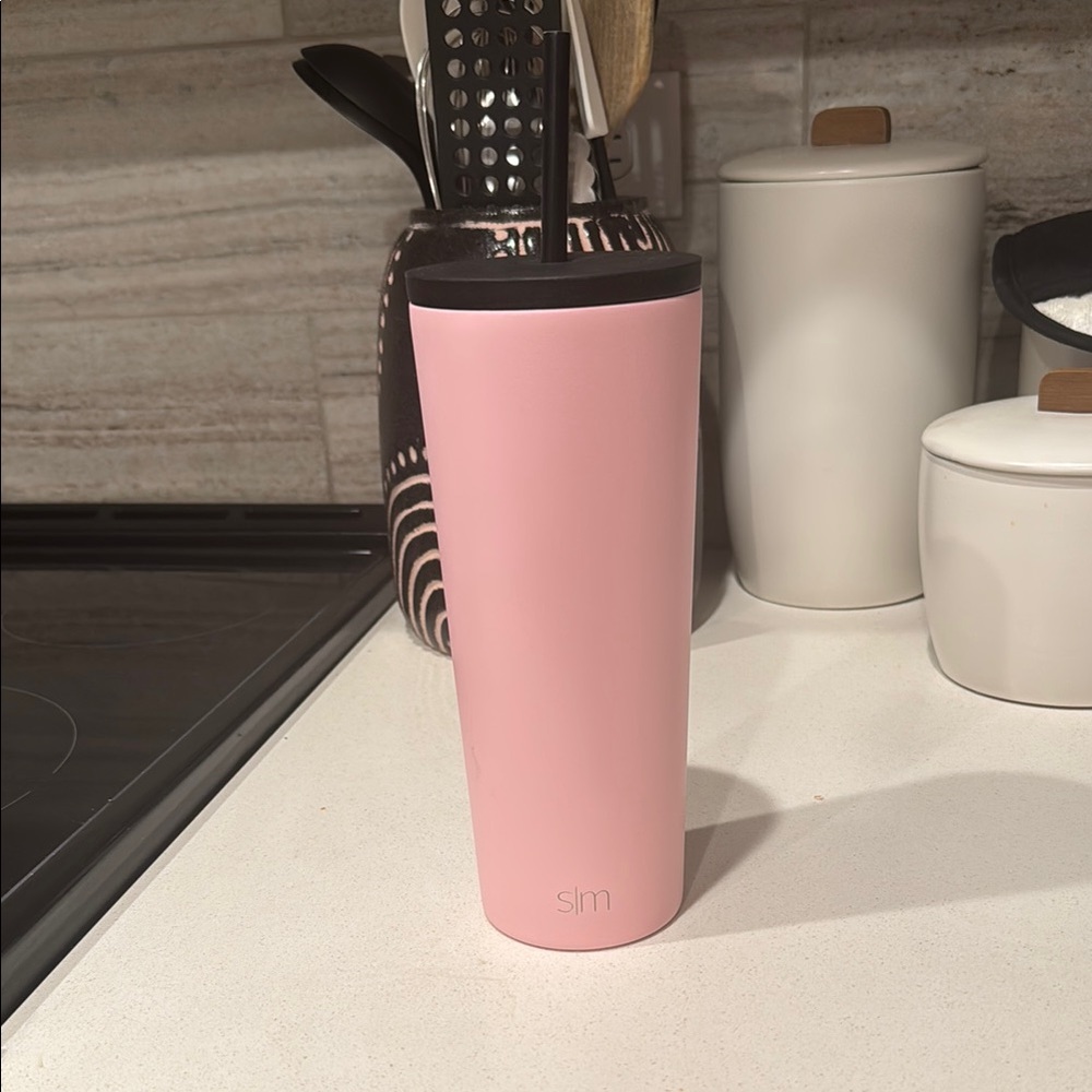 Simple Modern Pink Tumbler